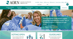 Desktop Screenshot of aorn.org
